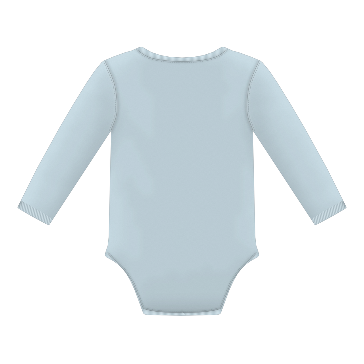 Baby Body in Dusty Blue, Rückseite