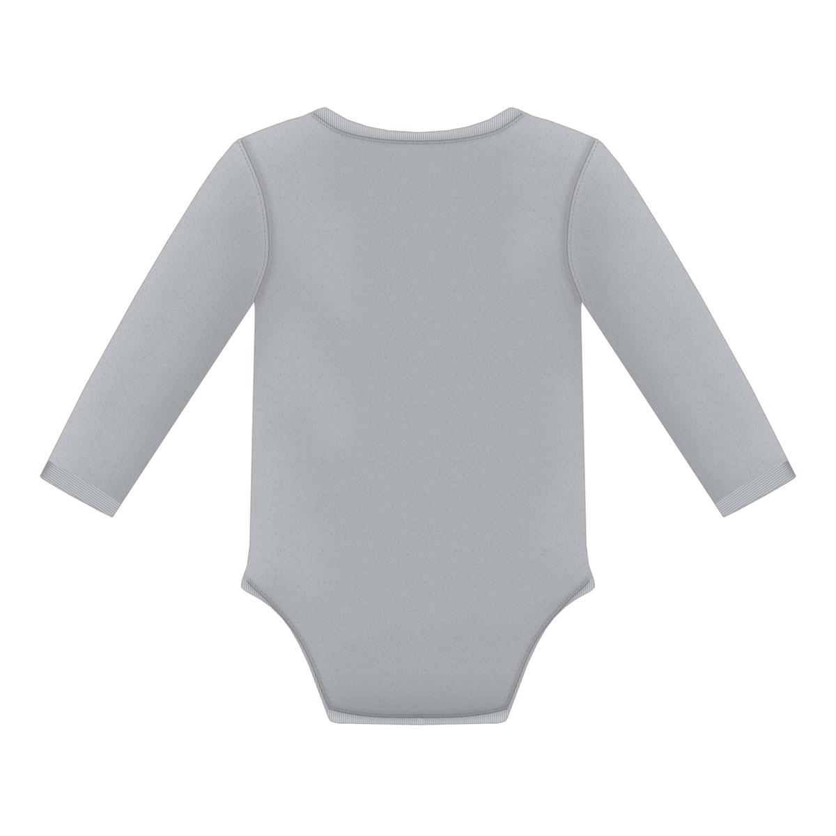 Baby Body in Grau meliert, Rückseite