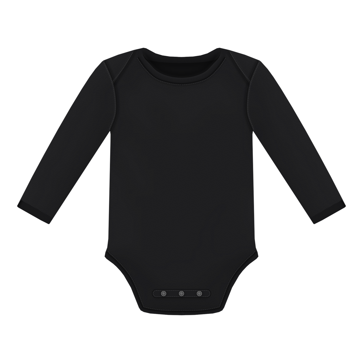 Baby Body in Schwarz, Vorderseite