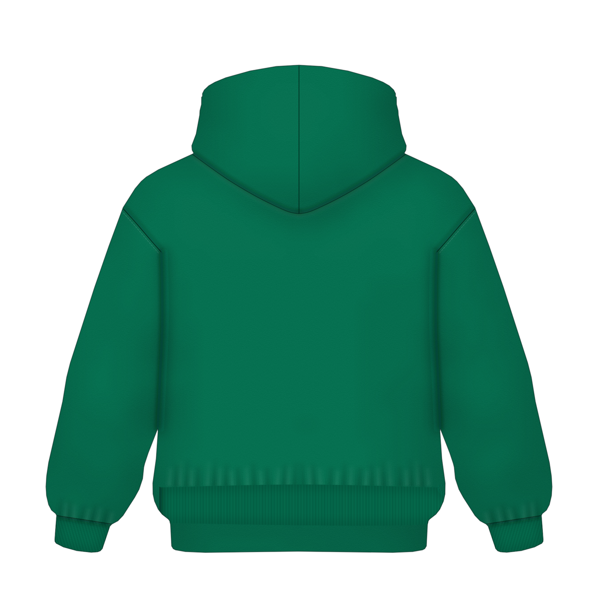 Hoodie in College Green, Rückseite