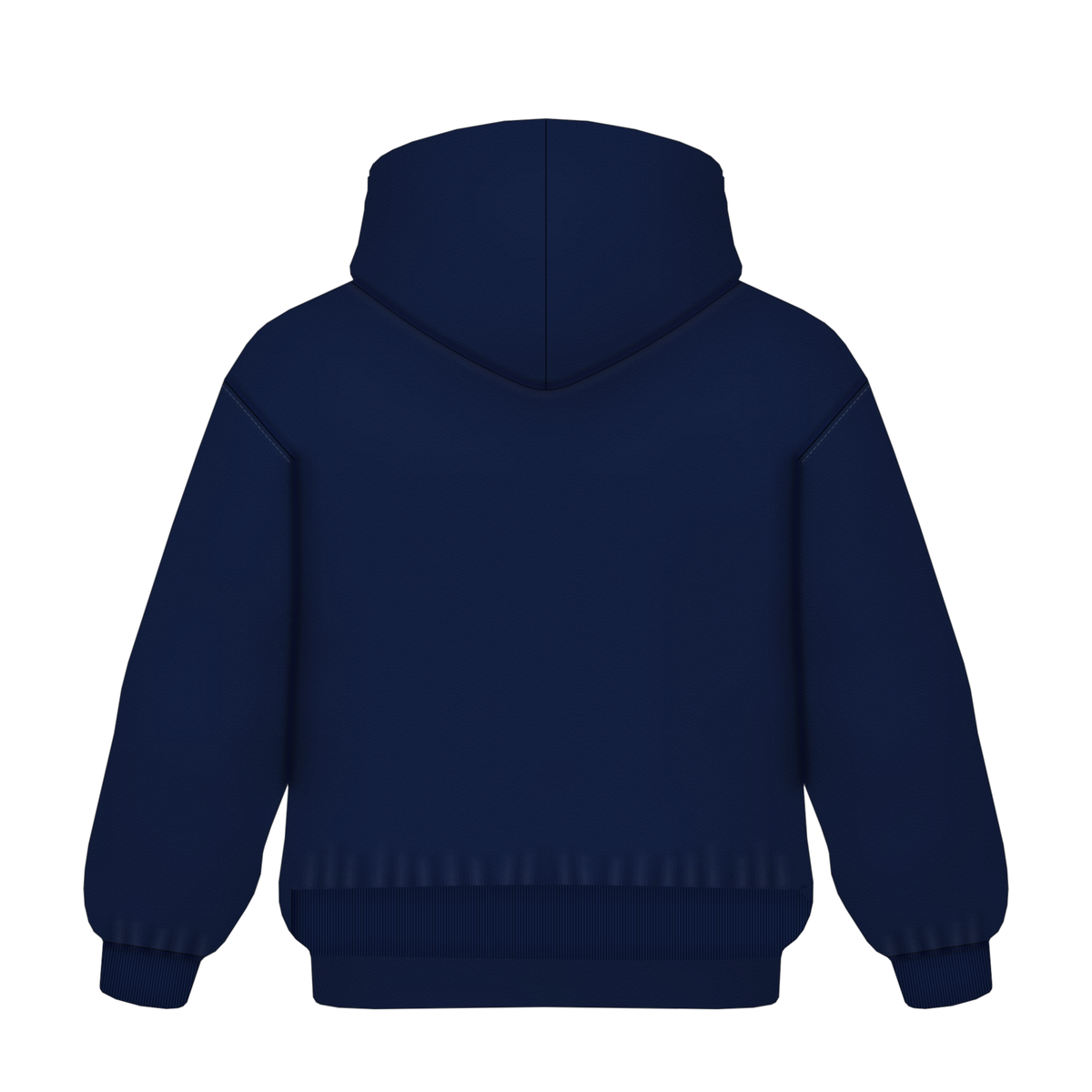 Hoodie in Navy, Rückseite