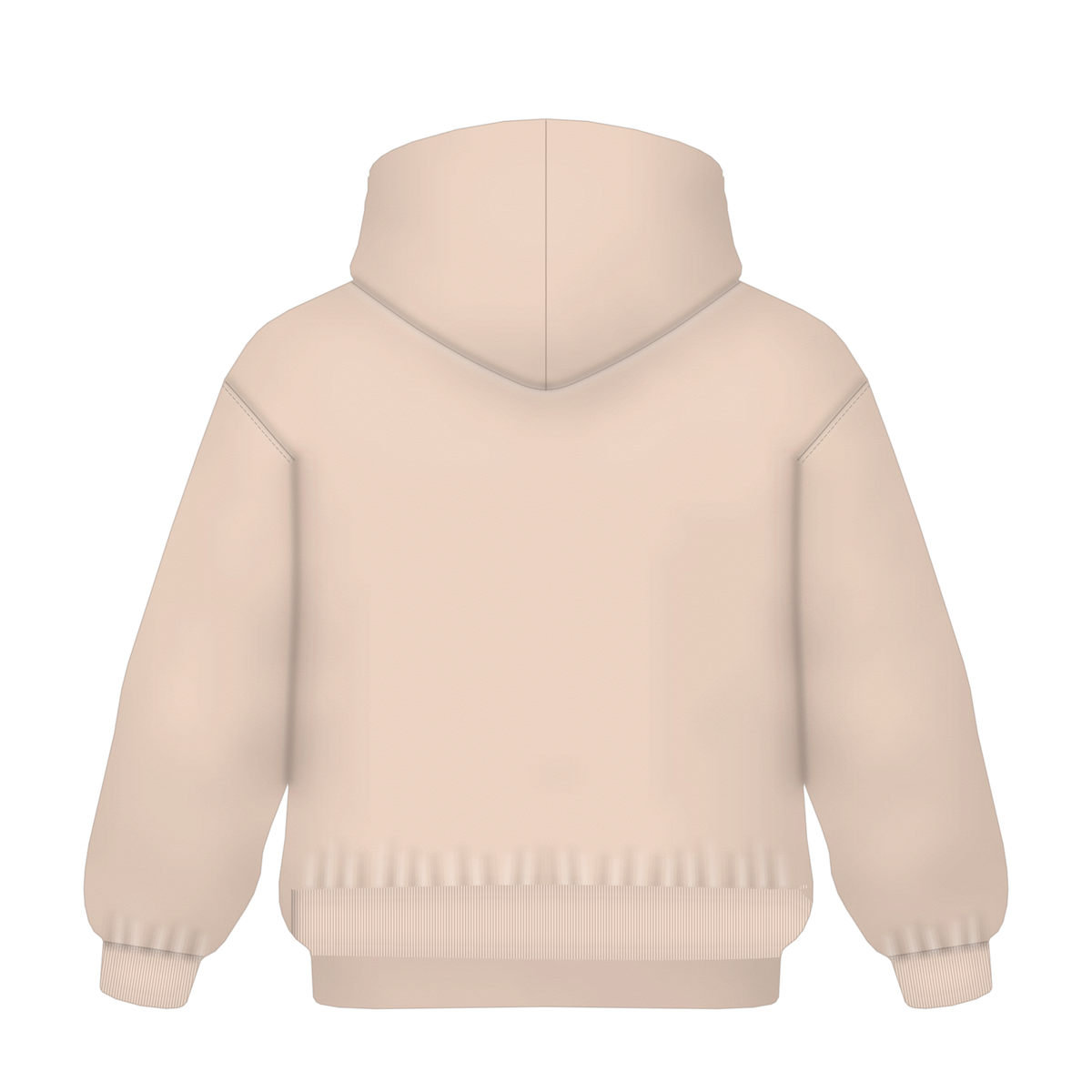 Hoodie in Desert Sand, Rückseite