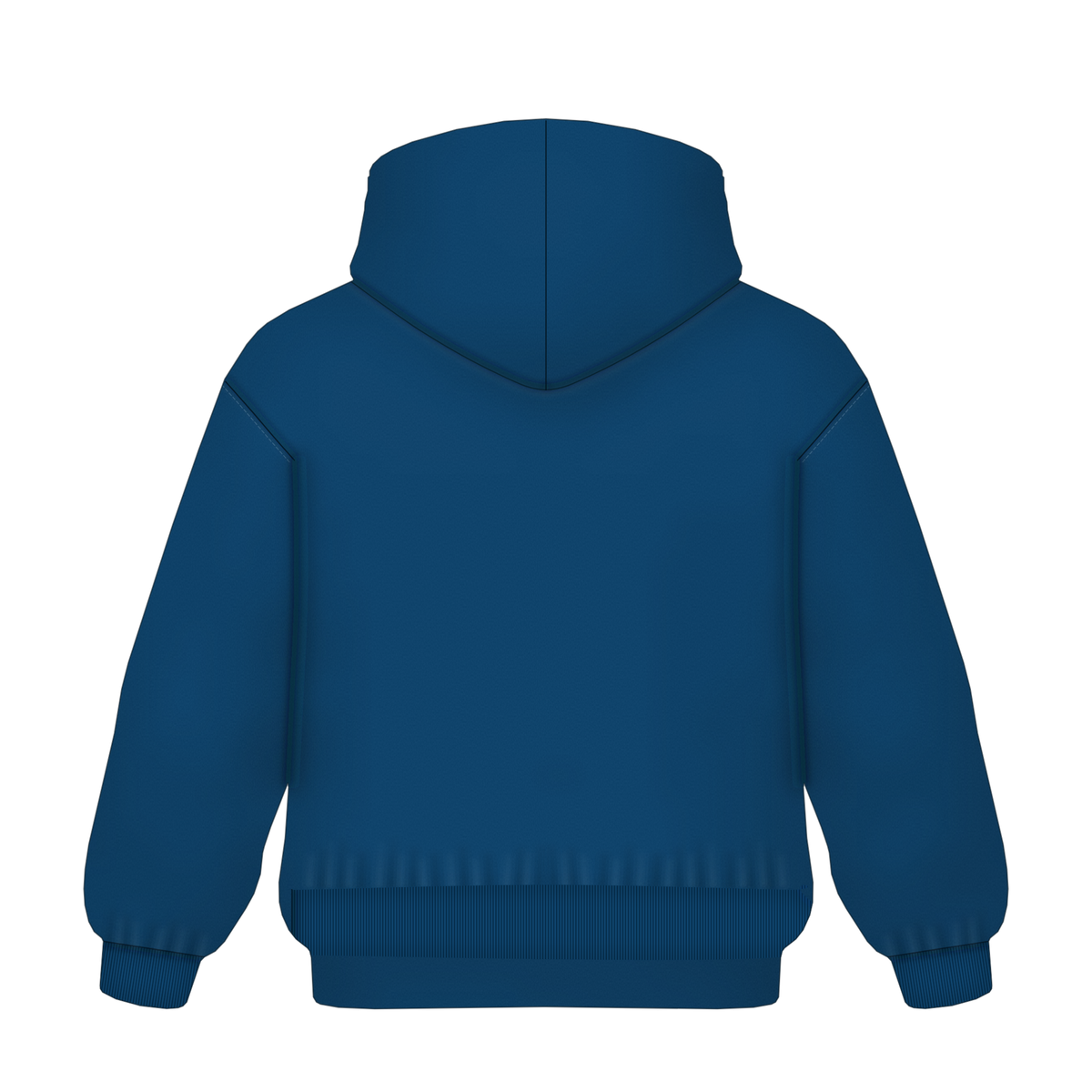 Hoodie in Mountain Blue, Rückseite