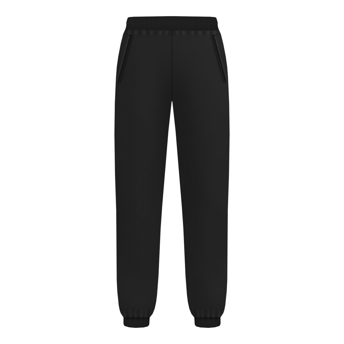 Jogginghose in Schwarz, Vorderseite