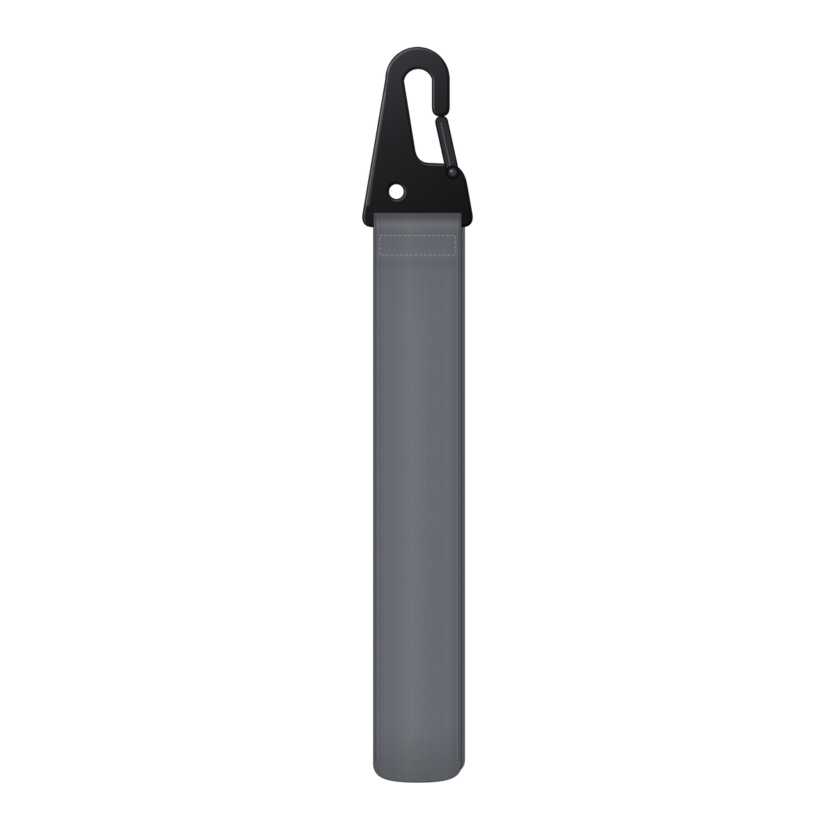 Key Clip in Grau, Vorderseite