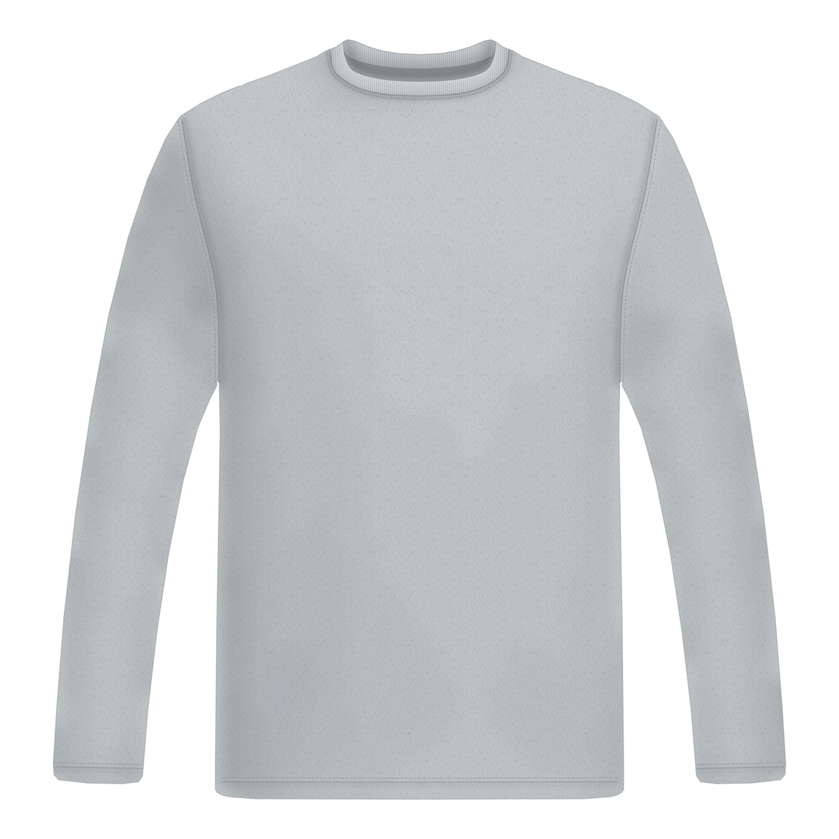 Long Sleeve in Grau meliert, Vorderseite