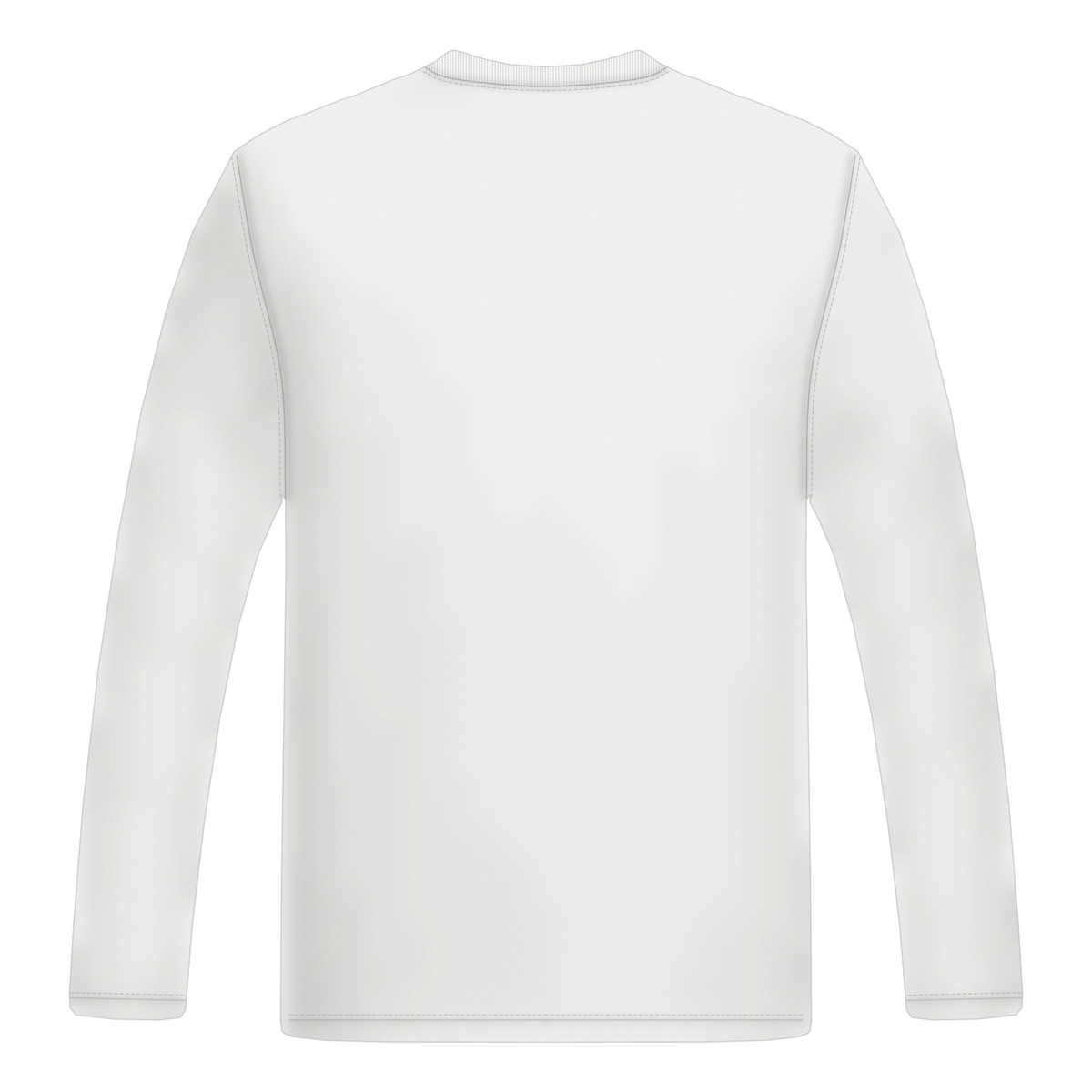 Long Sleeve in Weiß, Rückseite