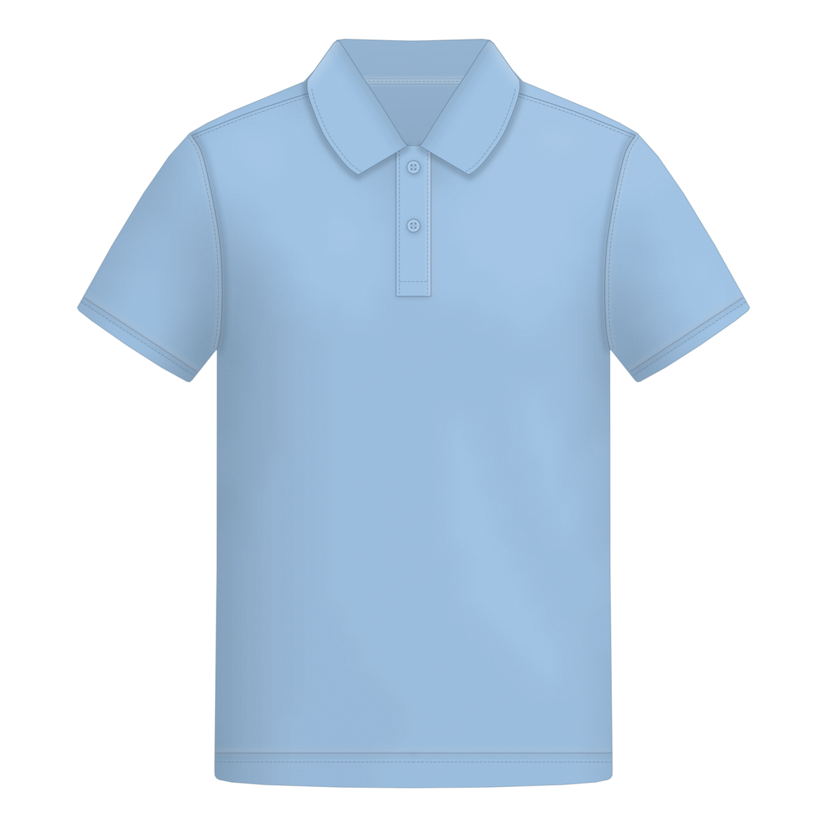 Lady Polo in Lotus Blue, Vorderseite