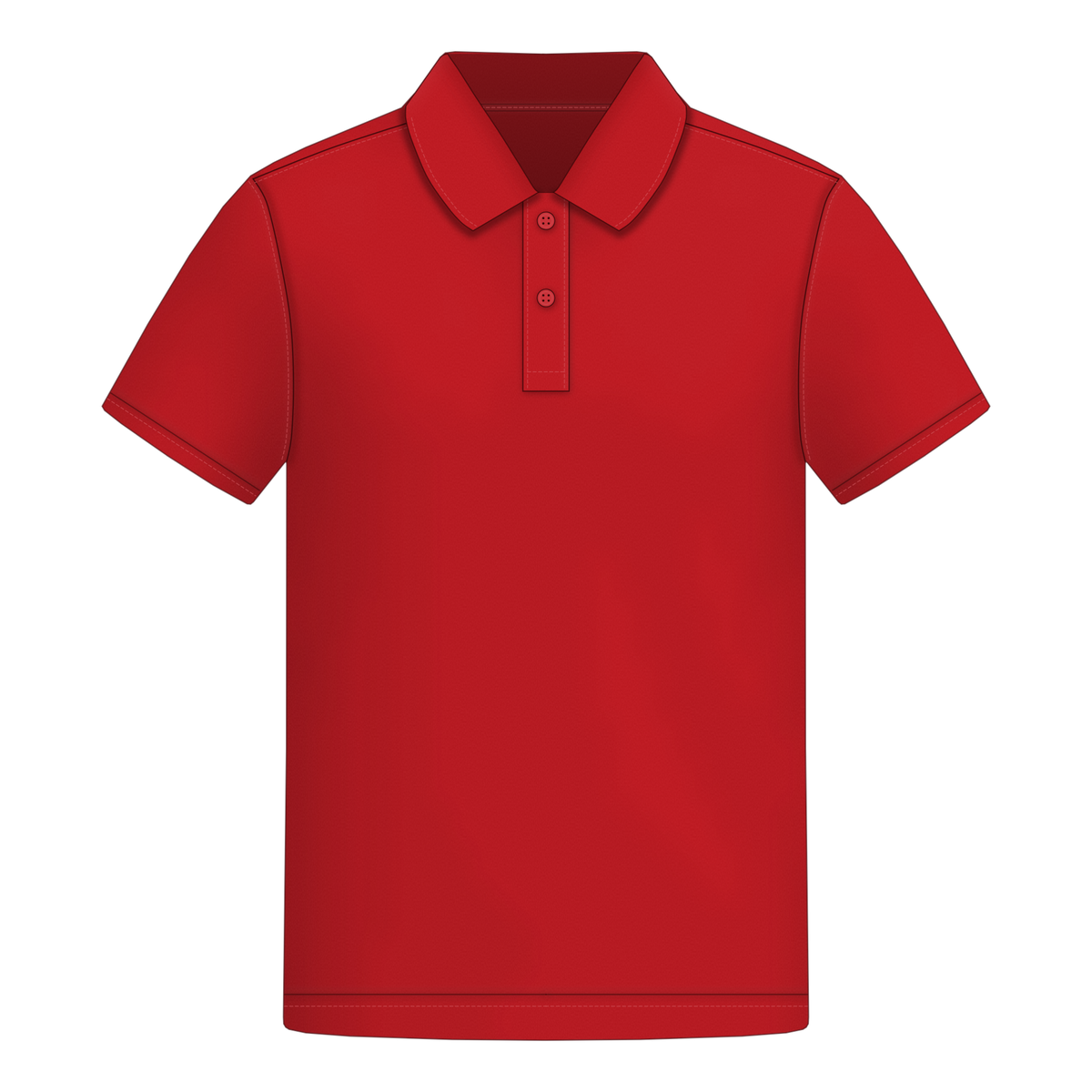 Lady Polo in Red, Vorderseite