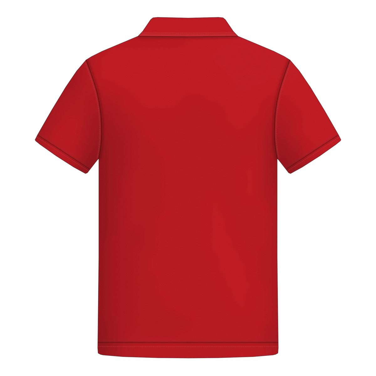 Male Polo in Red, Rückseite