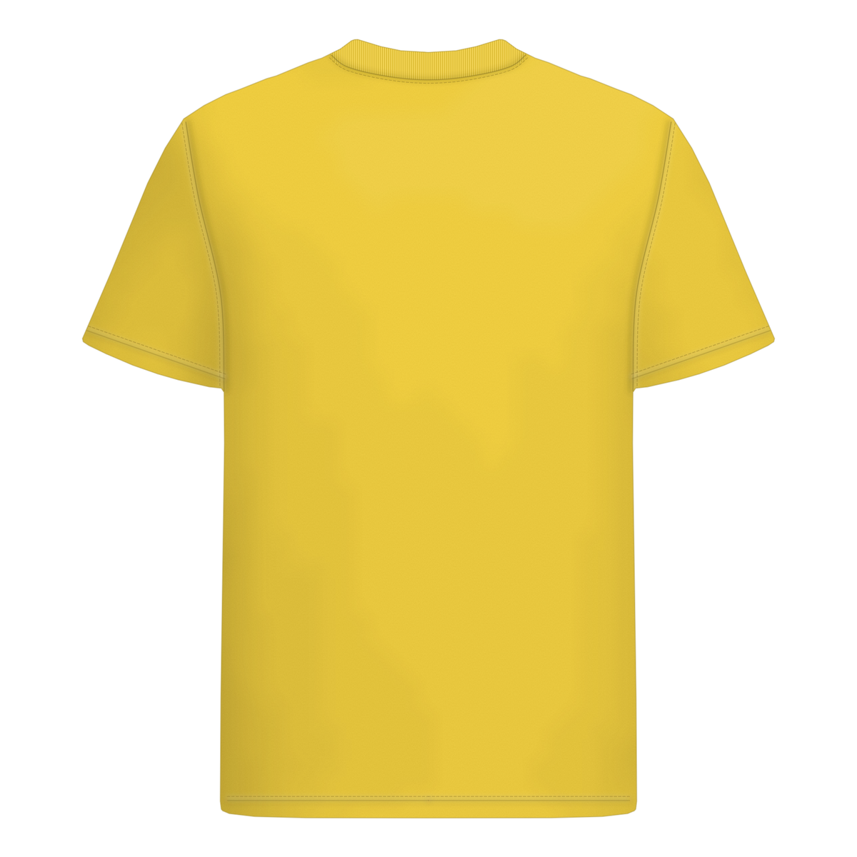 Authentic Shirt in Gelb, Rückseite