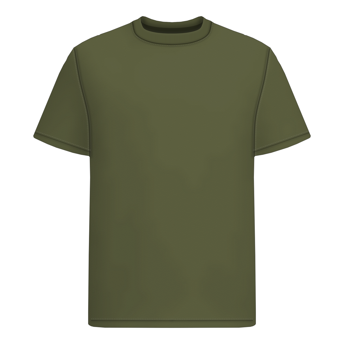 Authentic Shirt in Olive, Vorderseite