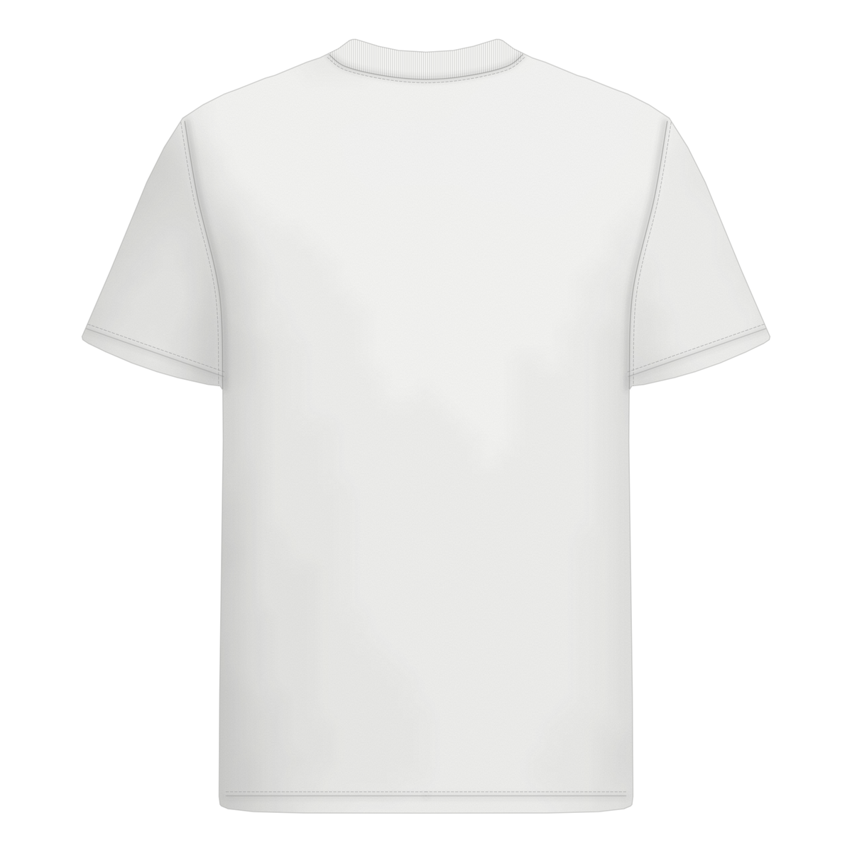 Authentic Shirt in Weiß, Rückseite