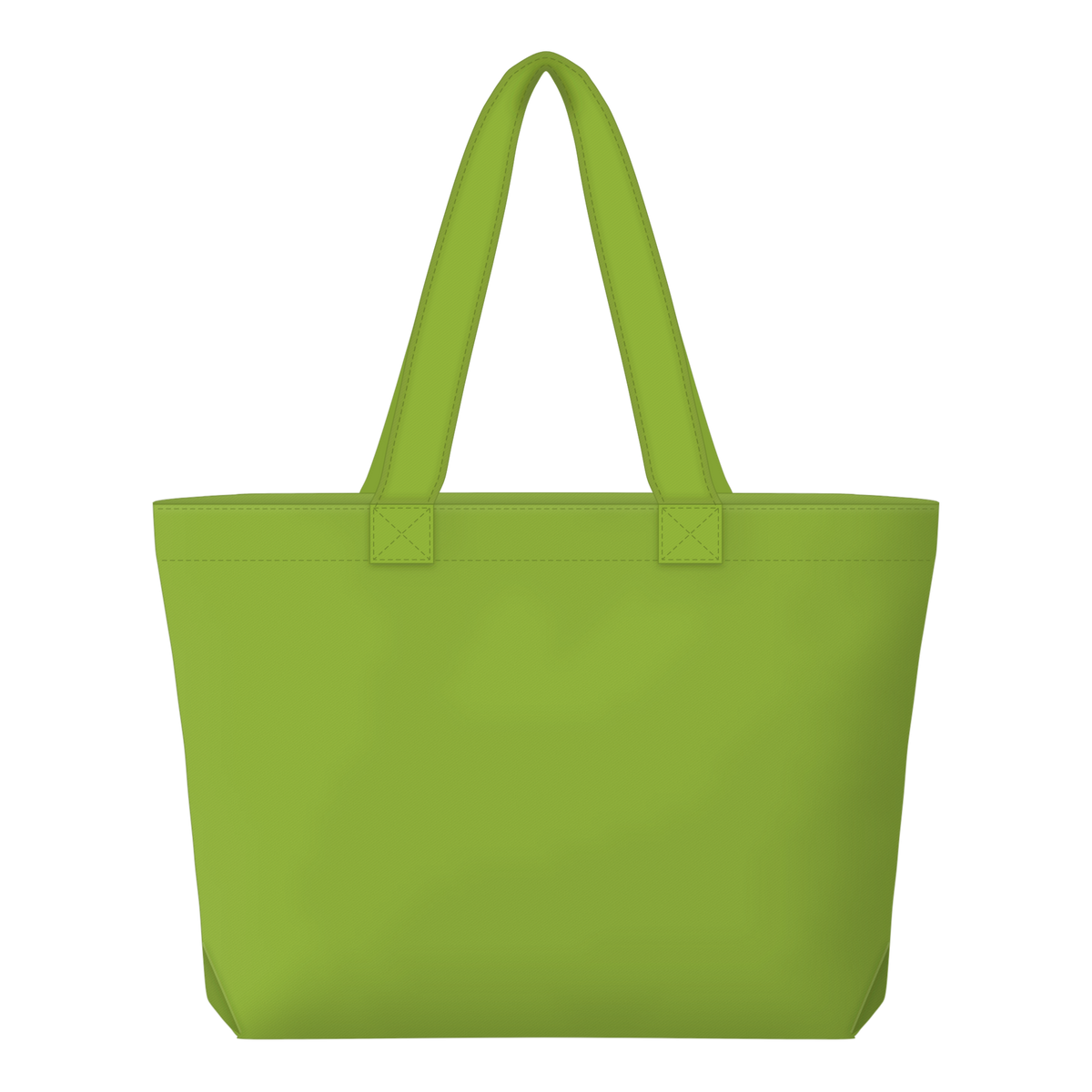 Shopper in Apfelgrün, Vorderseite