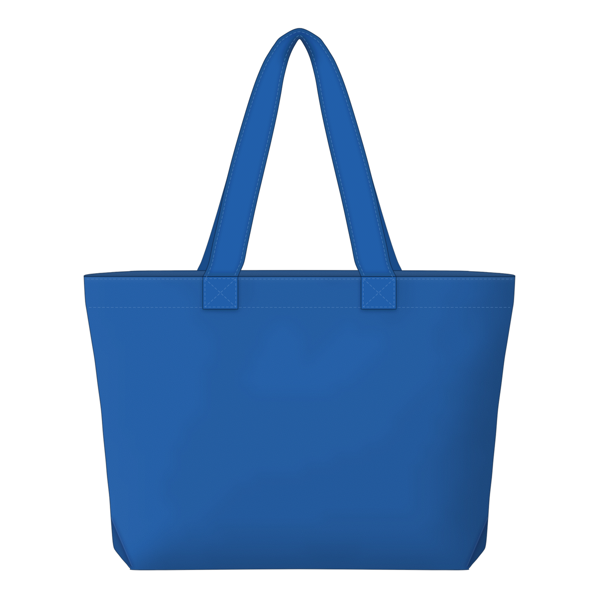 Shopper in Kornblumenblau, Vorderseite