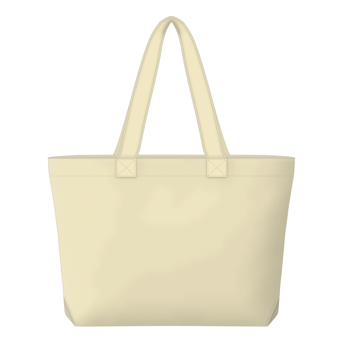Shopper in Natur, Rückseite