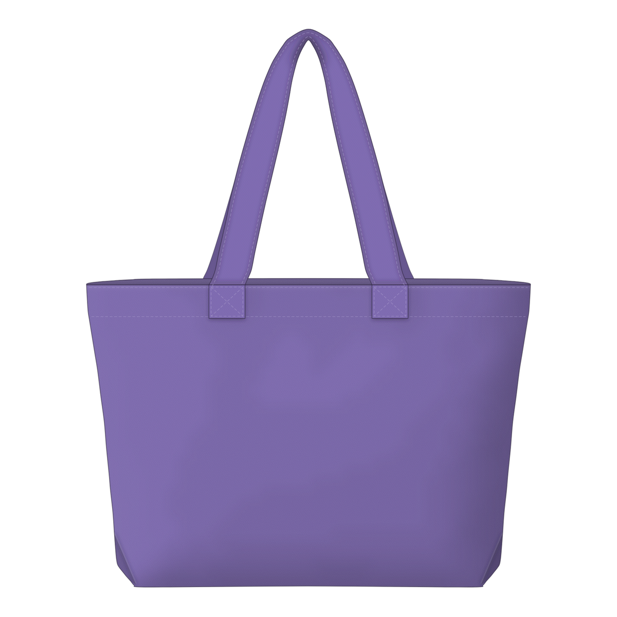 Shopper in Violett, Vorderseite