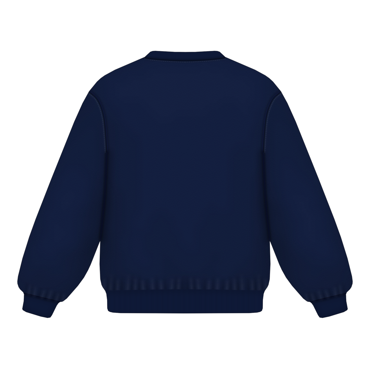 Sweatshirt in Navy, Rückseite