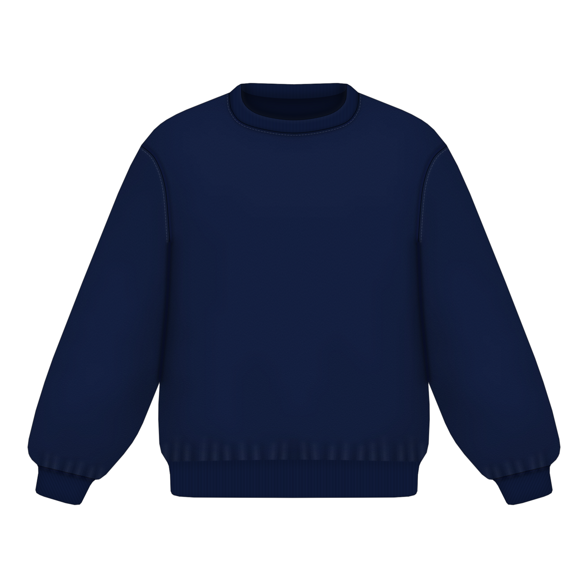 Sweatshirt in Navy, Vorderseite