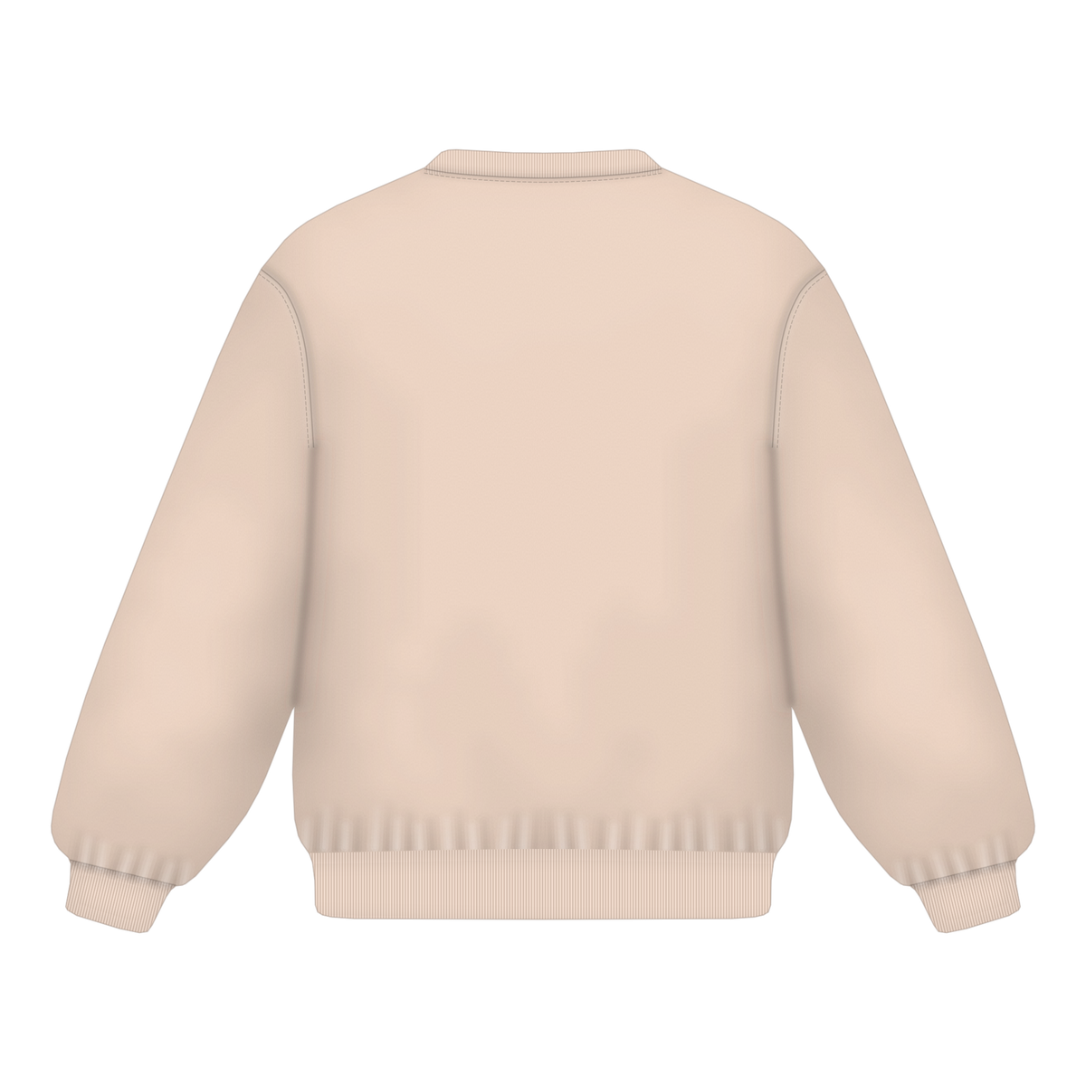 Sweatshirt in Desert Sand, Rückseite