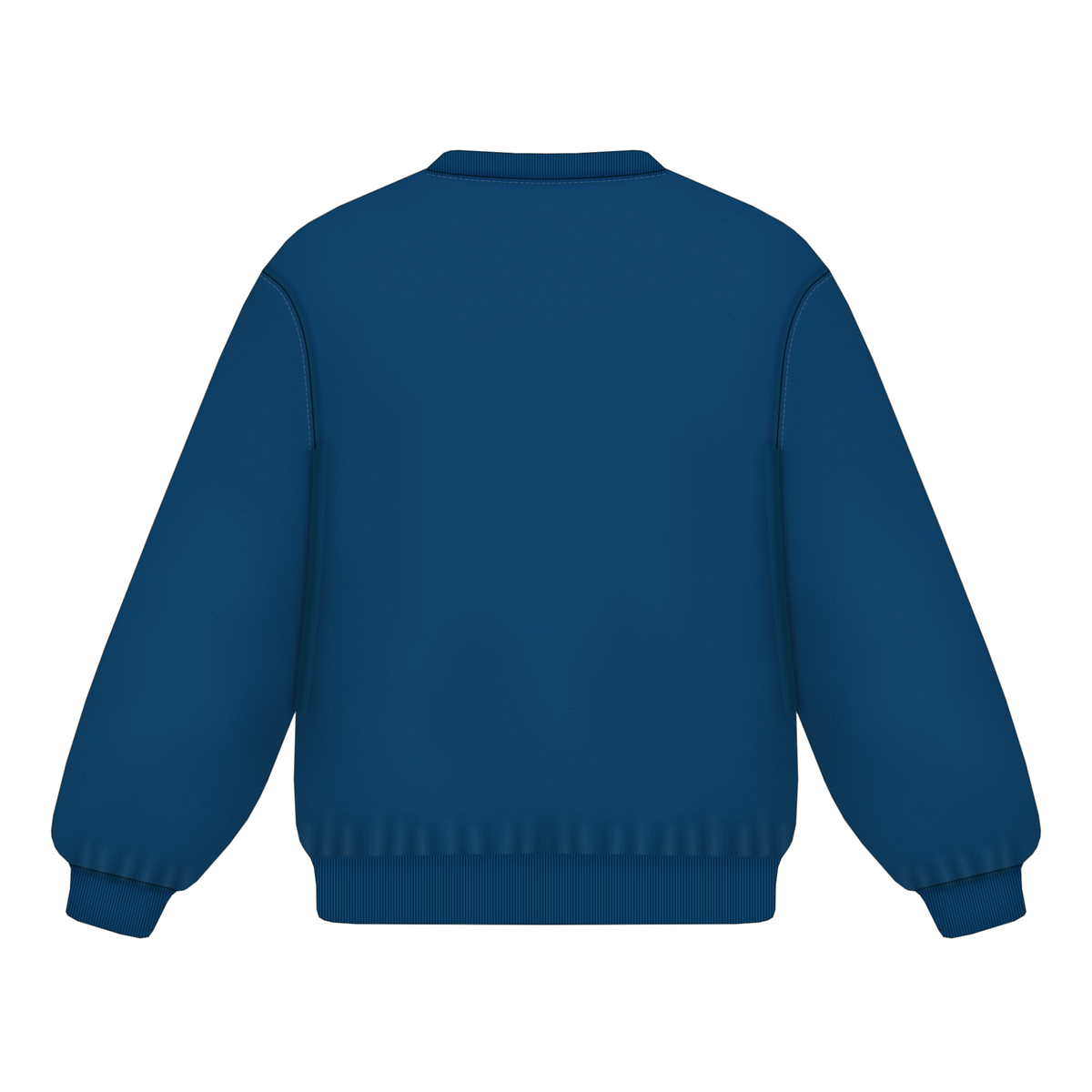 Sweatshirt in Mountain Blue, Rückseite