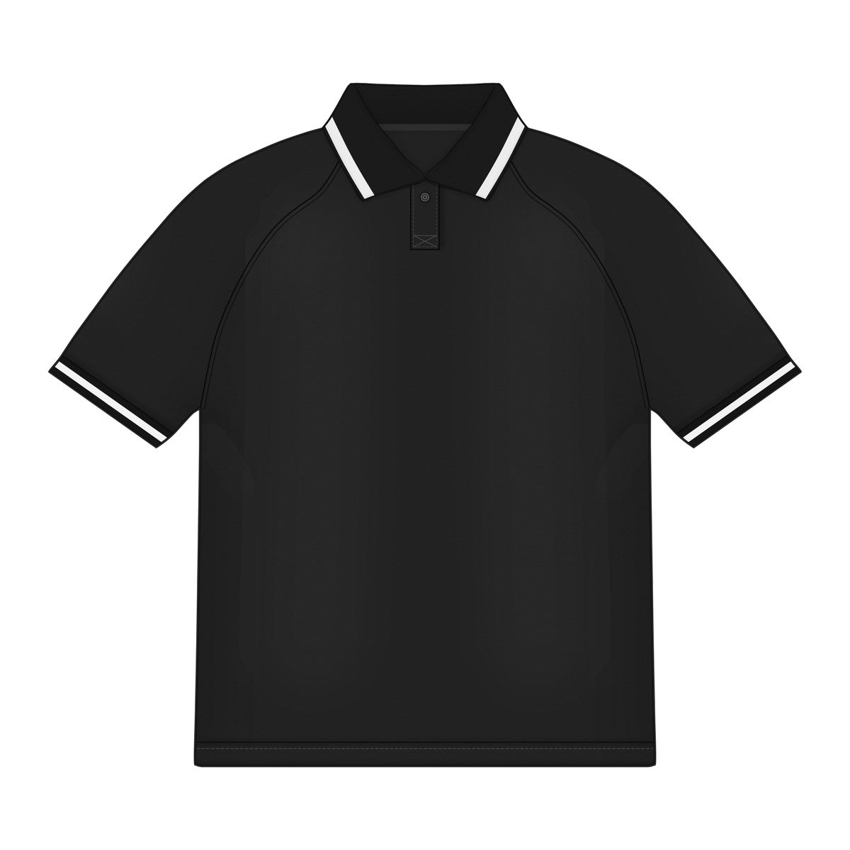 Trikot in Schwarz, Vorderseite
